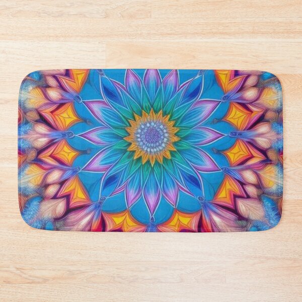 Item preview, pattern colorful mandala designed and sold by Only Good Vibes.