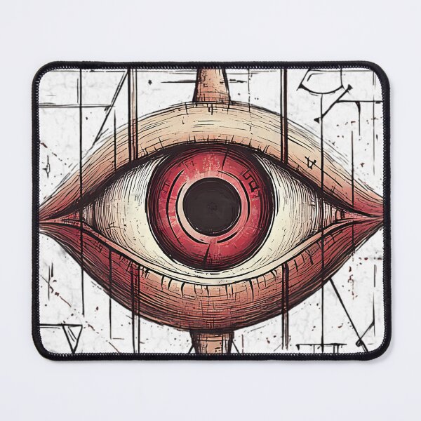 Item preview, Dark Sign Eye Sticker – Mysterious Symbol Art designed and sold by zax454.