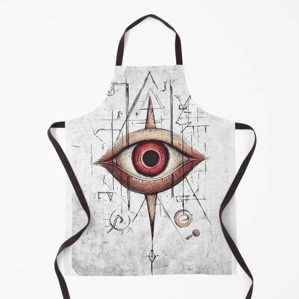 Item preview, Dark Sign Eye Sticker – Mysterious Symbol Art designed and sold by zax454.