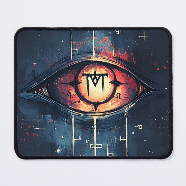 Item preview, Dark Sign Eye Sticker – Fantasy Symbol Art designed and sold by zax454.