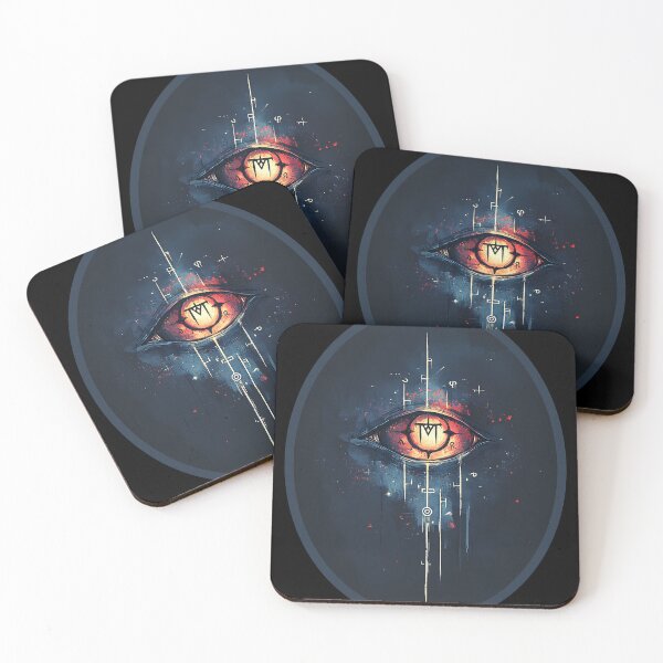 Item preview, Dark Sign Eye Sticker – Fantasy Symbol Art designed and sold by zax454.
