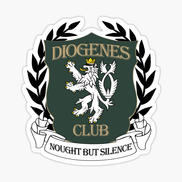 Item preview, Diogenes Club - Sherlock Holmes designed and sold by CosmicTornado.