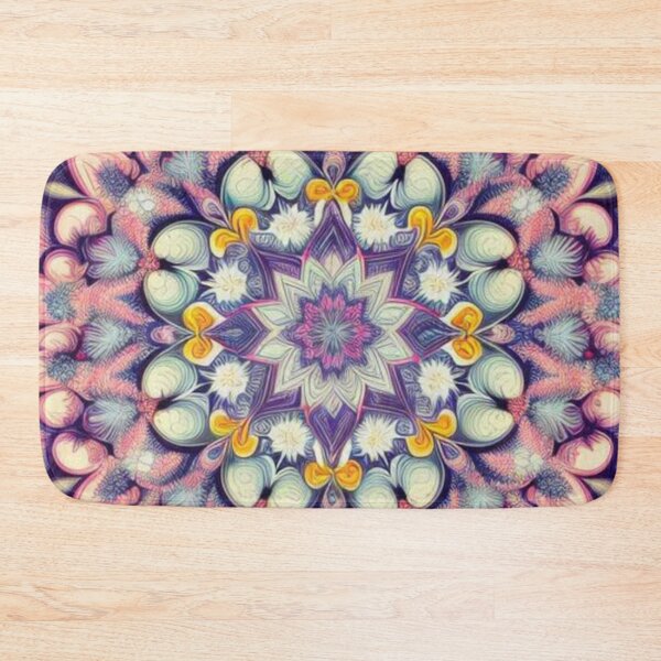 Item preview, pattern colorful mandala designed and sold by Only Good Vibes.