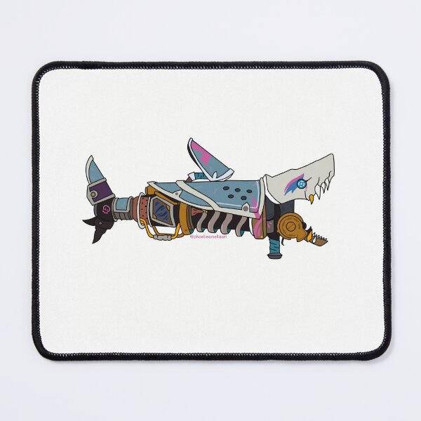 Item preview, Jinx's Rocket Launcher Fishbones no border designed and sold by phoebeameliart.