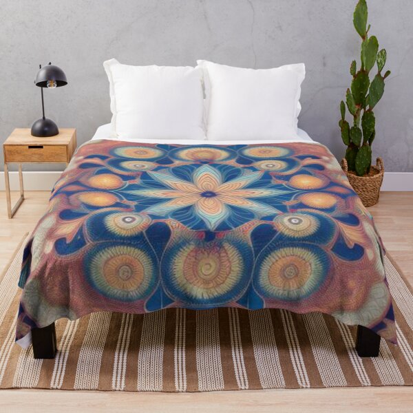 Item preview, pattern colorful mandala designed and sold by Only Good Vibes.
