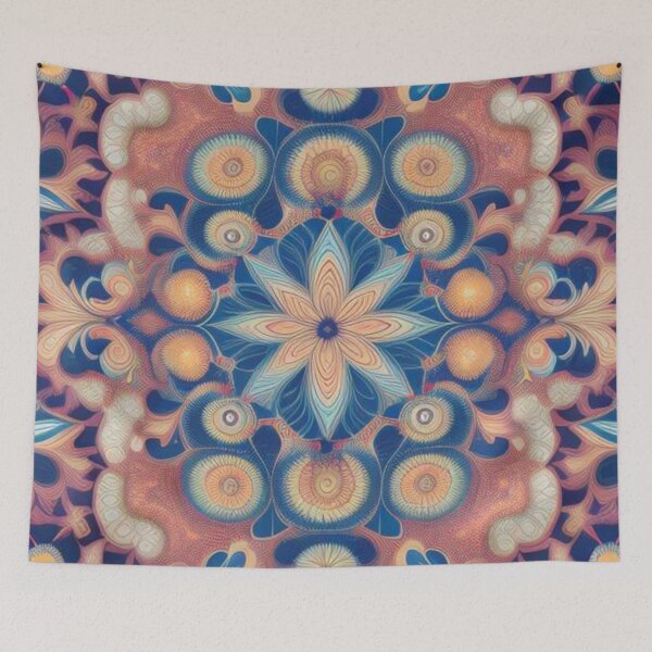 Item preview, pattern colorful mandala designed and sold by Only Good Vibes.