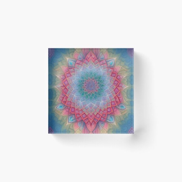 Item preview, pattern colorful mandala designed and sold by Only Good Vibes.