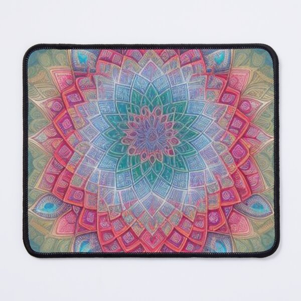 Item preview, pattern colorful mandala designed and sold by Only Good Vibes.