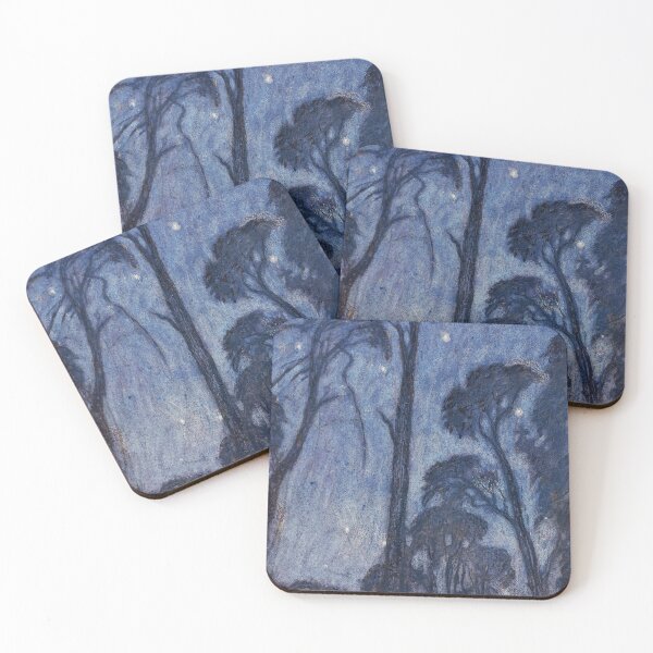 Item preview, trees at twilight  - Edward Robert Hughes designed and sold by Vintage Designs +.