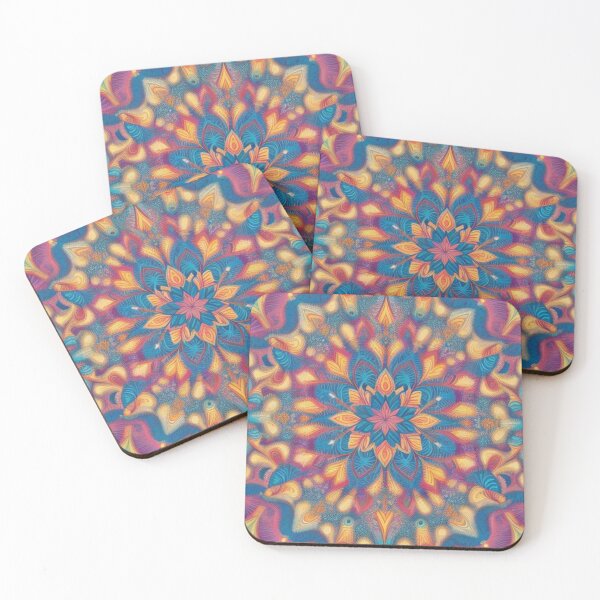 Item preview, pattern colorful mandala designed and sold by Only Good Vibes.