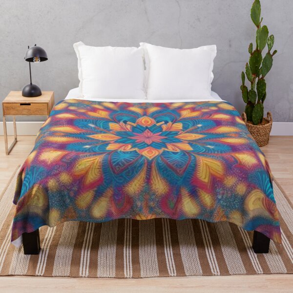 Item preview, pattern colorful mandala designed and sold by Only Good Vibes.