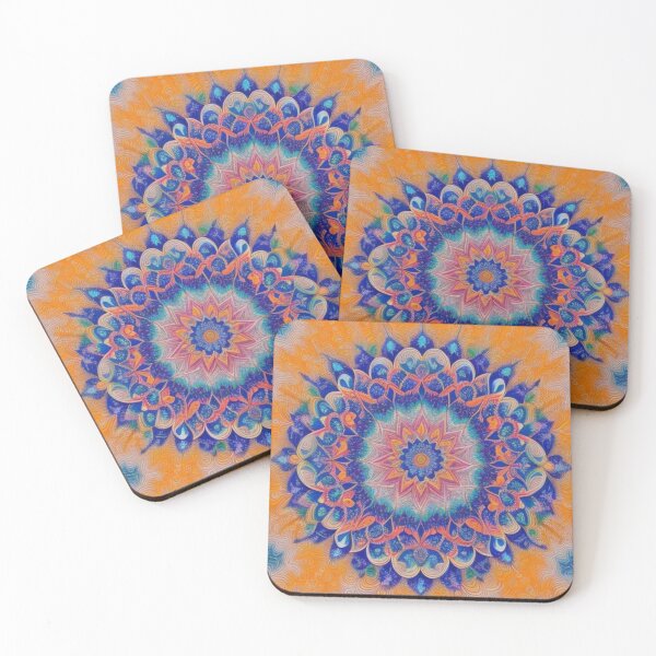 Item preview, pattern colorful mandala designed and sold by Only Good Vibes.
