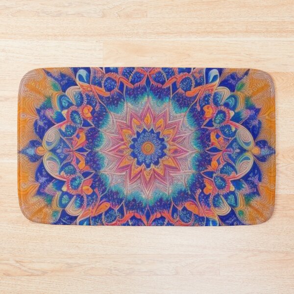 Item preview, pattern colorful mandala designed and sold by Only Good Vibes.
