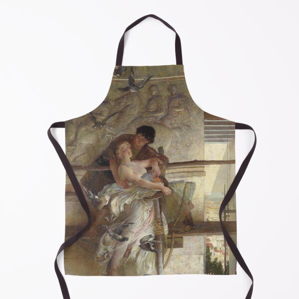 Item preview, under the temple eaves - Edwin Howland Blashfield designed and sold by Vintage Designs +.
