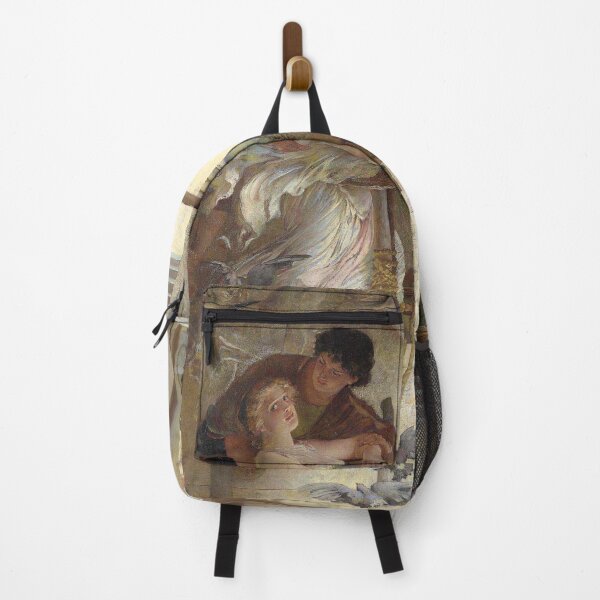 Item preview, under the temple eaves - Edwin Howland Blashfield designed and sold by Vintage Designs +.