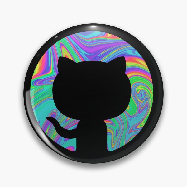 Item preview, GitHub Psychedelic designed and sold by Paint-n-Patts.