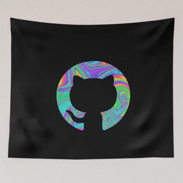 Item preview, GitHub Psychedelic designed and sold by Paint-n-Patts.