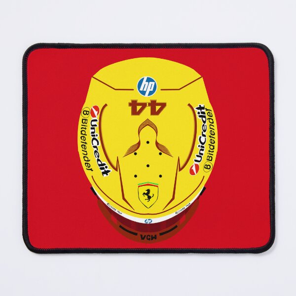 Item preview, LEWIS Hamilton Ferrari 2025 Helmet Top view designed and sold by Pink Polar F1.