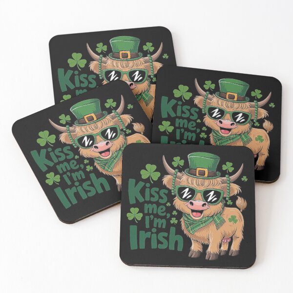 Item preview, Cute Irish Highland Cow St. Patrick’s Day Design designed and sold by love3617.
