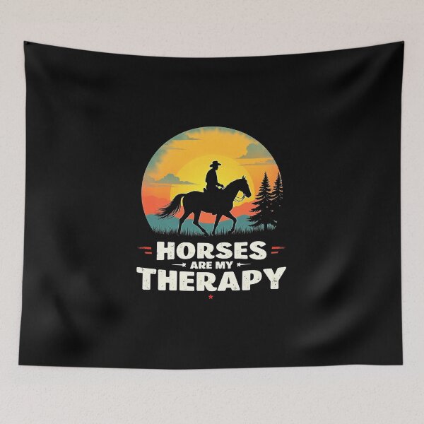 Item preview, Horses Are My Therapy designed and sold by YatoMino.
