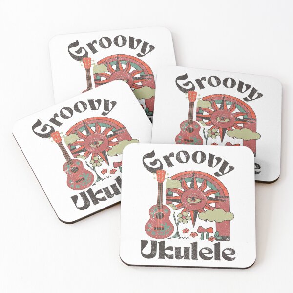 Item preview, Groovy Ukulele designed and sold by UkeverseGifts.