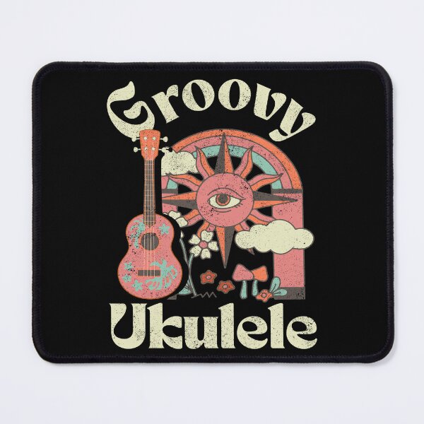 Item preview, Groovy Ukulele designed and sold by UkeverseGifts.