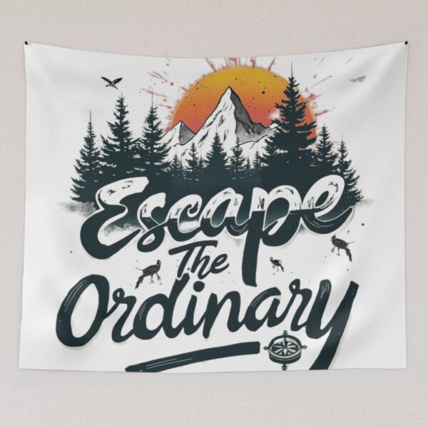 Item preview, Escape the Ordinary T-Shirt – Adventure & Nature-Inspired Tee for Explorers designed and sold by InsightA.