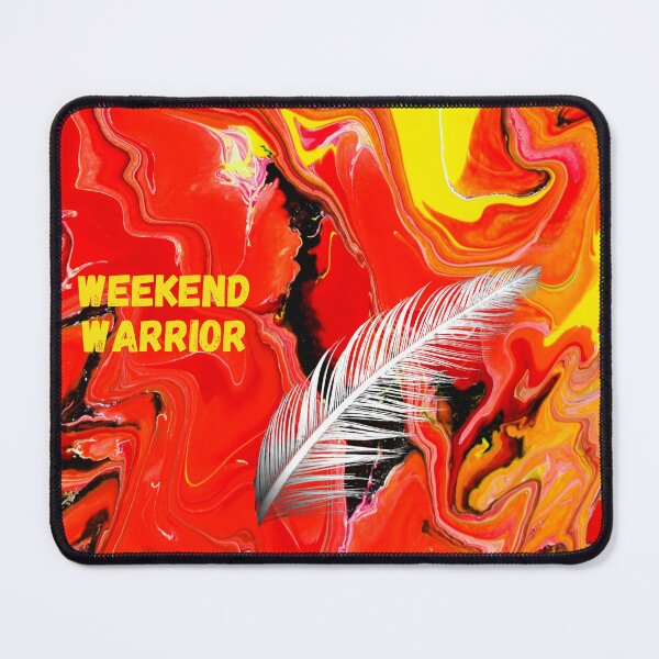 Item preview, Red & Yellow + Weekend Warrior - Team Colors - jdp-01-10-0002 designed and sold by ANomadDesigns.