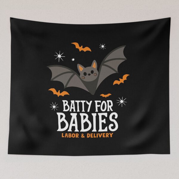 Item preview, Cute Batty For Babies Labor And Delivery Nurse Halloween Bats designed and sold by Dressed For  Duty.