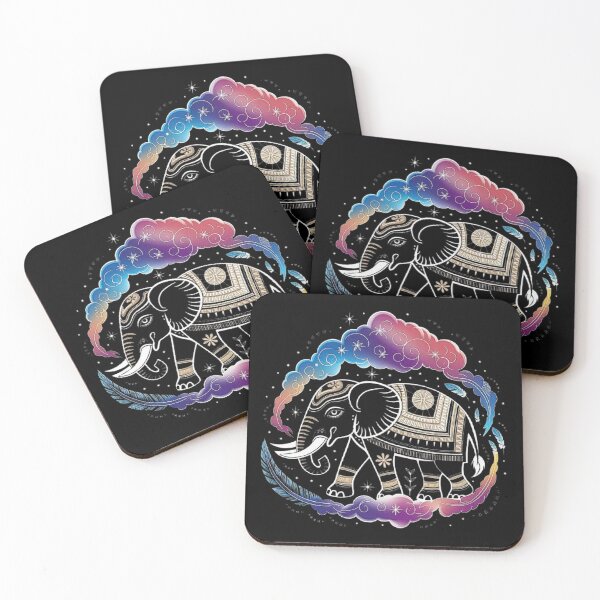 Item preview, Boho Elephant Design with Mystical Cloud Art designed and sold by love3617.