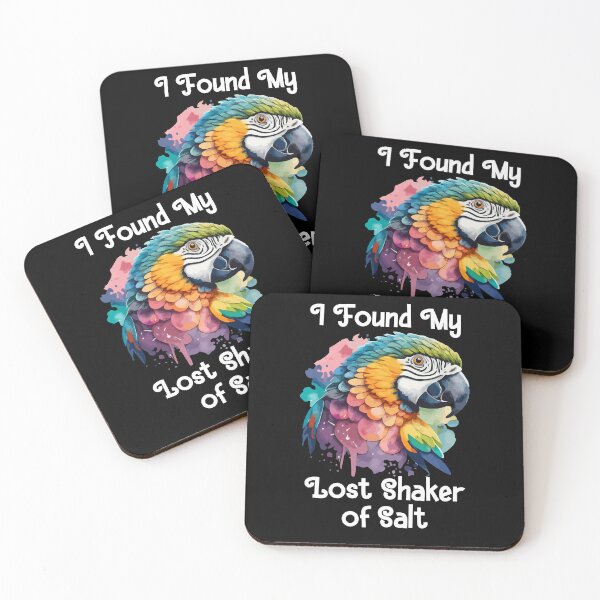 Item preview, Found My Lost Shaker Salt Fun Parrot Head Art designed and sold by Dressed For  Duty.
