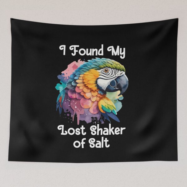 Item preview, Found My Lost Shaker Salt Fun Parrot Head Art designed and sold by Dressed For  Duty.