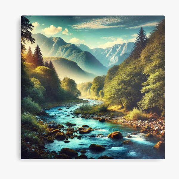 Item preview, Water stream in beautiful nature landscape v2 designed and sold by TheZyUzone.