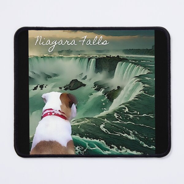 Item preview, STAFFY GRUFF ROUND THE WORLD NIAGARA FALLS designed and sold by Marni Scofidio Desi9ns.