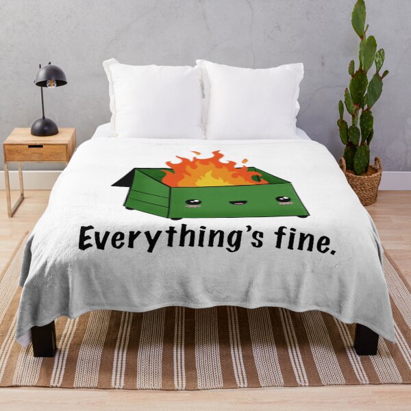 Item preview, Dumpster Fire Everything's Is Fine designed and sold by Paint-n-Patts.