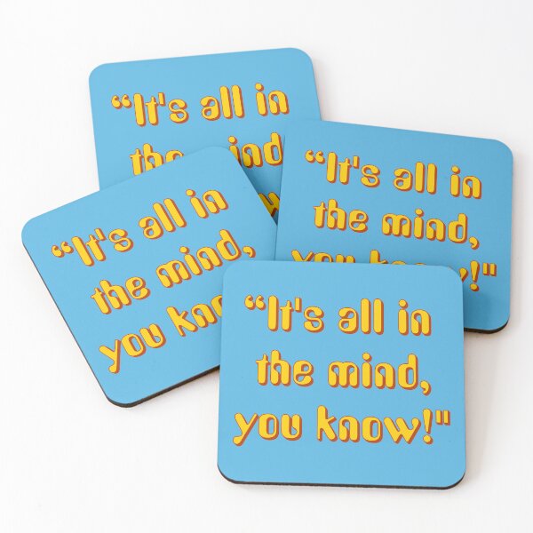 Item preview, George Yellow Submarine character quote  - “it’s all in the mind y’know!” designed and sold by Kludoman.