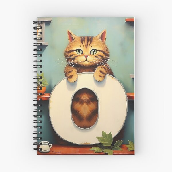 Item preview, Number Zero with Cat | Numerals | Cat Illustration | Cat Art designed and sold by UnhingedBird.