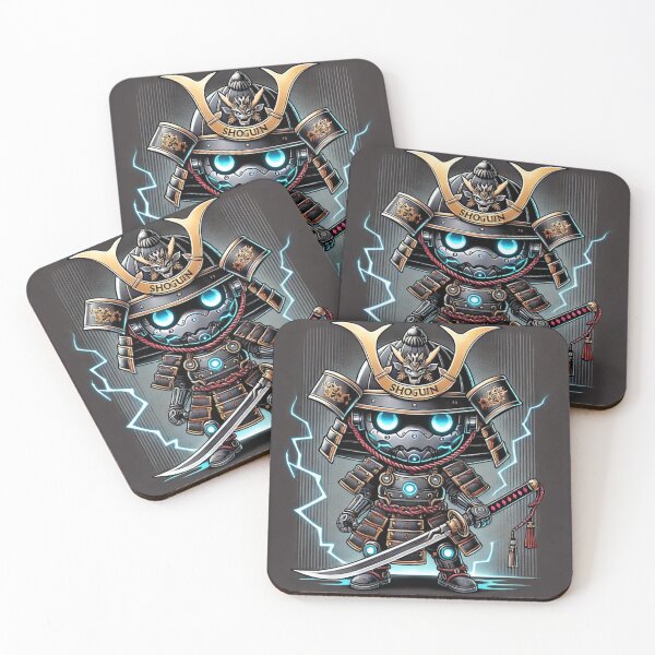 Item preview, Cyber Shogun Rockbot – The Ultimate Warrior of Power and Rebellion - Model 1 designed and sold by NeonBot_Shop.