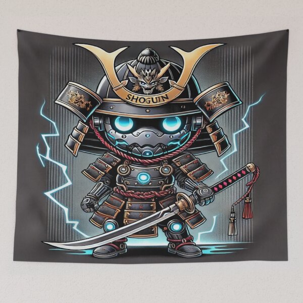 Item preview, Cyber Shogun Rockbot – The Ultimate Warrior of Power and Rebellion - Model 1 designed and sold by NeonBot_Shop.