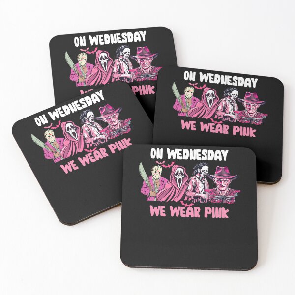 Item preview, On Wednesday We Wear Pink Funny Halloween Character designed and sold by Dressed For  Duty.