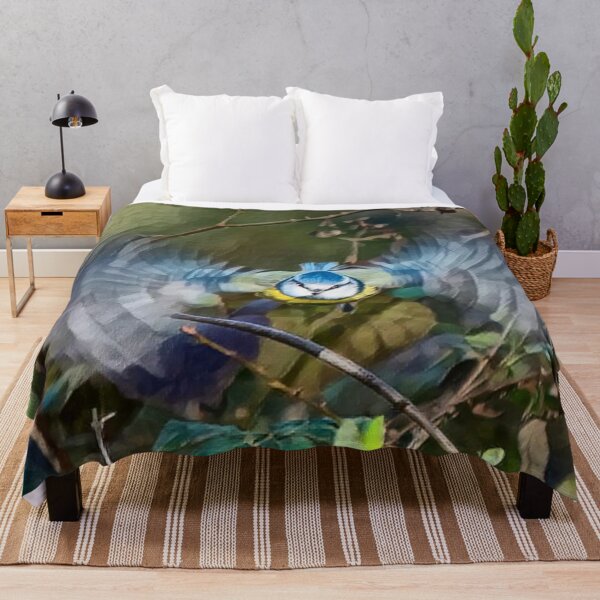Item preview, Blue Tit In Flight In Slumber designed and sold by Fearless-Fox.