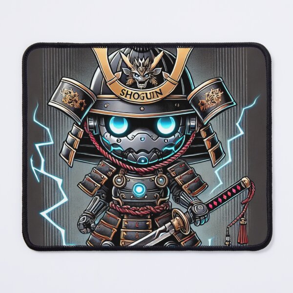Item preview, Cyber Shogun Rockbot – The Ultimate Warrior of Power and Rebellion - Model 1 designed and sold by NeonBot_Shop.