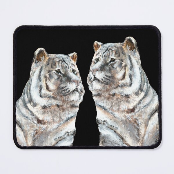 Item preview, White Tiger painting designed and sold by belettelepink.
