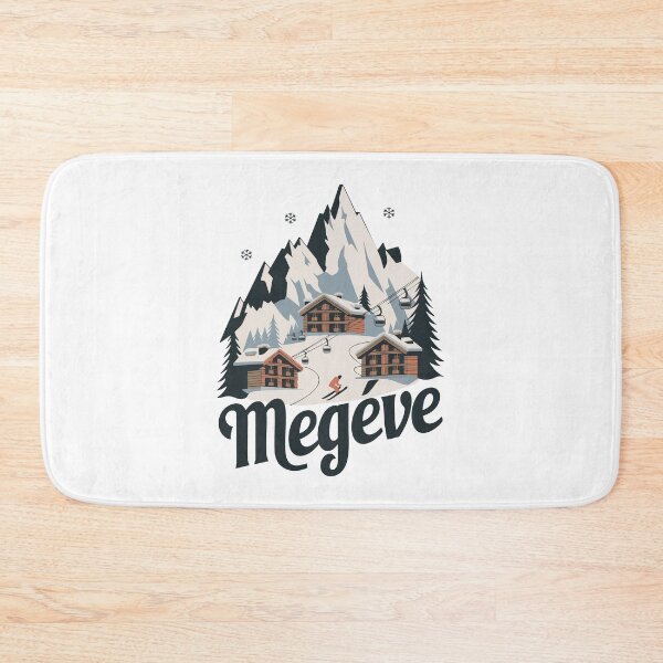 Item preview, Megeve Ski - Retro Vintage T-shirt Design designed and sold by skiprender.