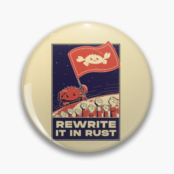 Item preview, Rewrite it in Rust designed and sold by Paint-n-Patts.
