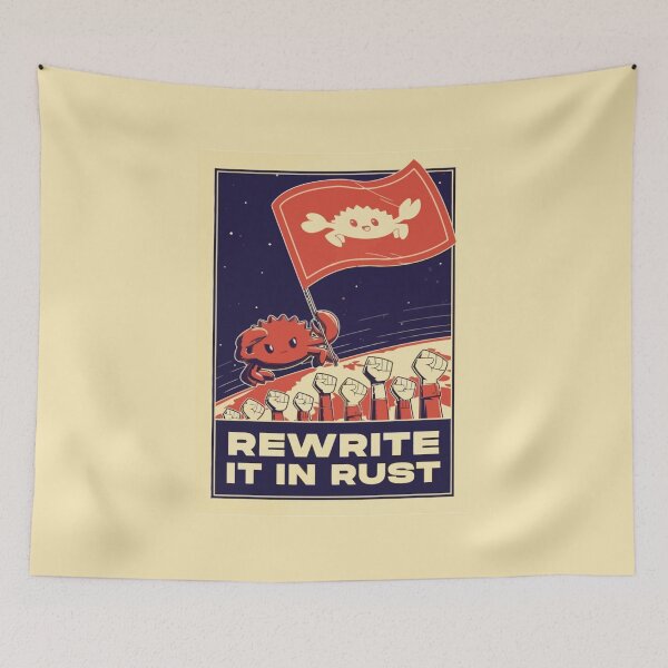 Item preview, Rewrite it in Rust designed and sold by Paint-n-Patts.