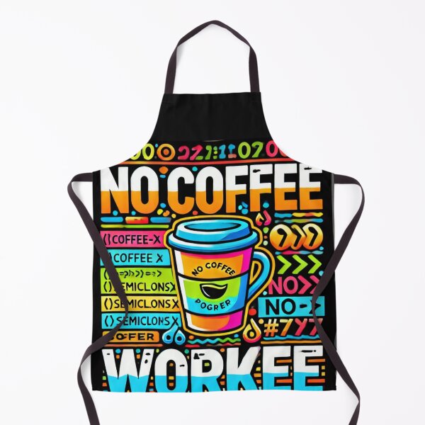 Item preview, No Coffee, No Workee-Caffeinated Code Life designed and sold by AImarioart.
