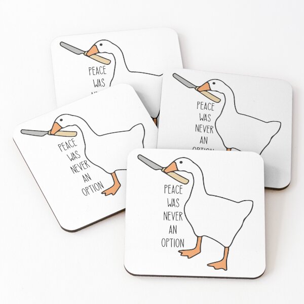 Item preview, Peace was never an option - Funny untitled goose game designed and sold by Paint-n-Patts.