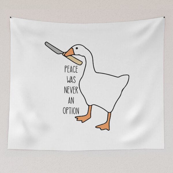 Item preview, Peace was never an option - Funny untitled goose game designed and sold by Paint-n-Patts.