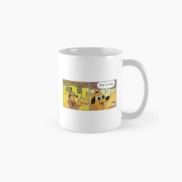 Item preview, This is fine - funny meme designed and sold by gift789.